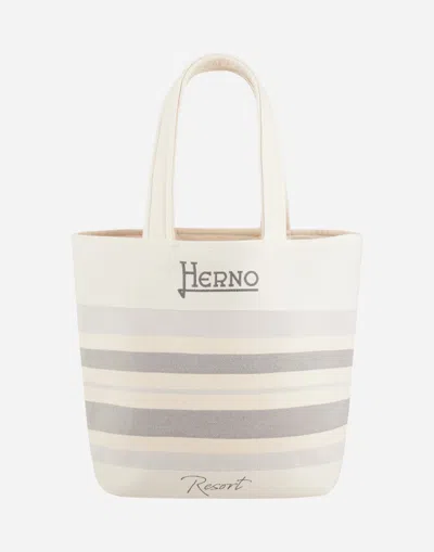 Herno Resort バッグ In Grey/cream