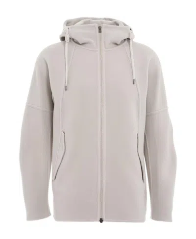 Herno Resort Hooded Jacket In Gray