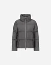 Herno High Collar Padded Jacket Lurex Highlights