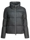 Herno "resort" Jacket In Bright Corduroy In Black
