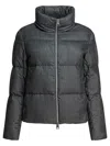 Herno "resort" Jacket In Bright Corduroy In Gray