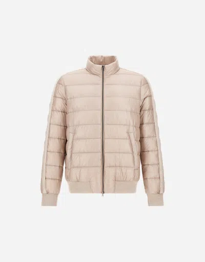 Herno Resort Jacket In Nylon Ultralight In White