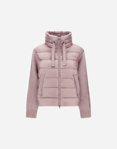 Herno Resort Jacket In Nylon Ultralight & Knit