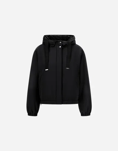 Herno Resort Jacket In Travel Nylon Ponente In Black