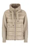 Herno Resort Jacket In Ultralight Nylon And Mesh In Brown