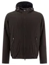 Herno Men's Technical Fabric Bomber Jacket With Hood