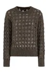 Herno Resort Jumper In Alpaca And Wool In Green