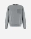 Herno コットンセーター Resort スウェットシャツ In Light Grey