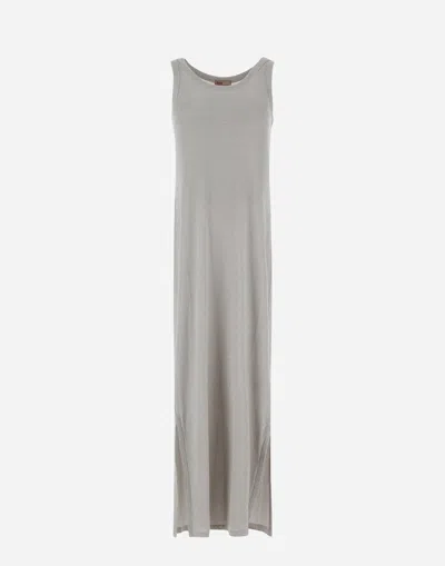 Herno ルレックス サマーリブ Resort ワンピース In Light Grey