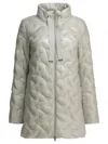 Herno "resort" Long Down Jacket In White