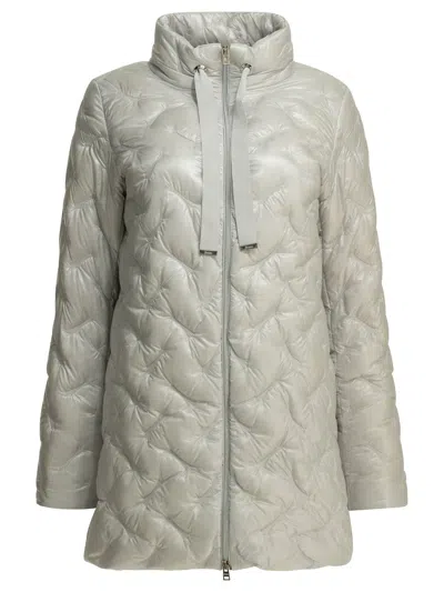 Herno "resort" Long Down Jacket In White