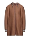 Herno Resort Man Coat Camel Size 44 Virgin Wool, Polyamide, Acrylic, Wool, Elastane In Beige