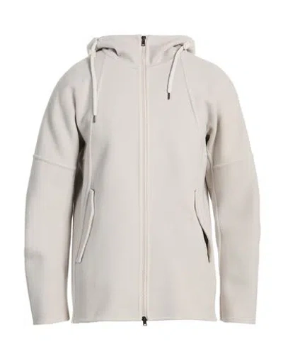 Herno Resort Man Jacket Light Grey Size 42 Virgin Wool, Polyamide In Gray