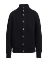 Herno Resort Man Jacket Midnight Blue Size 42 Wool In Black