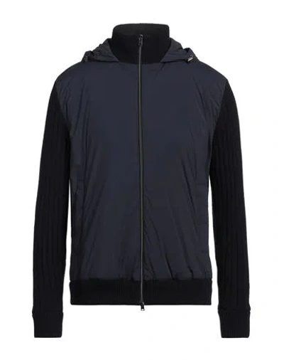 Herno Resort Man Jacket Navy Size 44 Wool, Polyamide, Elastane In Blue