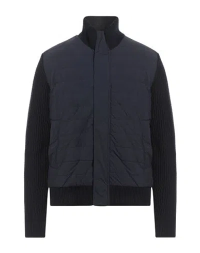 Herno Resort Man Jacket Navy Size 46 Polyamide, Elastane, Virgin Wool In Blue