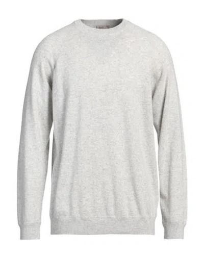 Herno Resort Man Sweater Light Grey Size 44 Cashmere