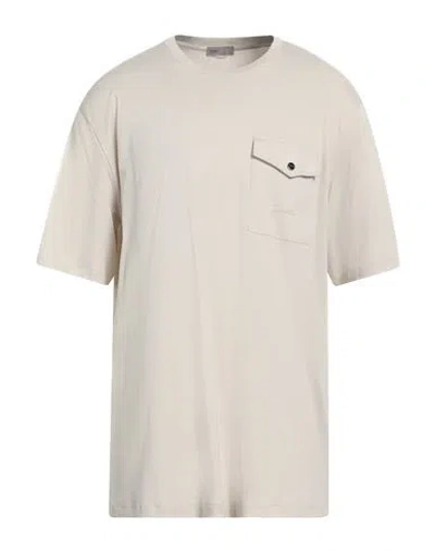 Herno Resort Man T-shirt Light Grey Size 46 Cotton In Gray