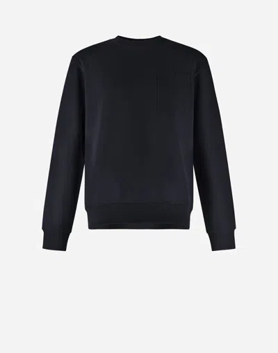 Herno コットンセーター Resort スウェットシャツ In Navy Blue