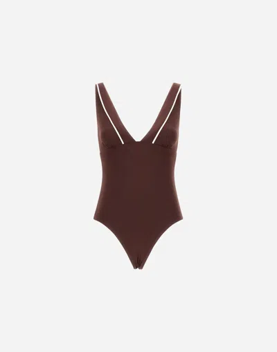 Herno Resort One-piece Swimsuit In Comfort Lycra