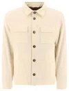Herno Men's Quilted Shirt-style Jacket In White