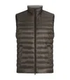 Herno Resort Padded Down Gilet In Gray