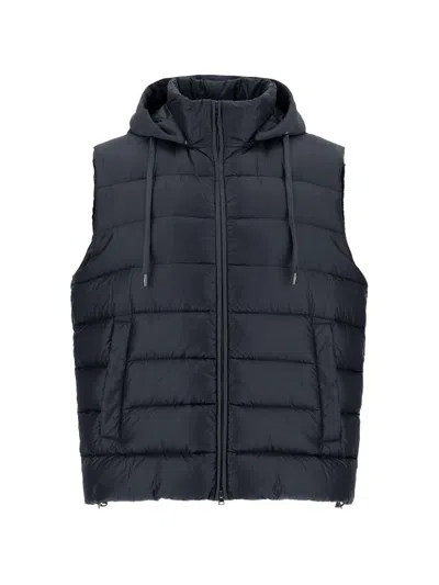 Herno Resort Padded Gilet In Blue