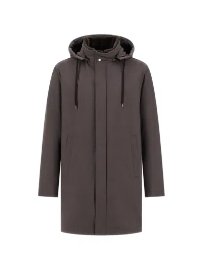 Herno Resort Parka In Brown