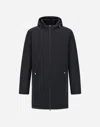 Herno Resort Parka In Travel Nylon Ponente In Black