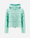 Herno Resort Bomber Jacket In Nylon Ultralight In Pastel Green