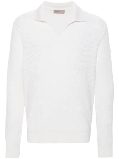 Herno Resort Polo Shirt In White