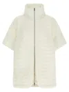 Herno Short-sleeved Casual Jacket In White