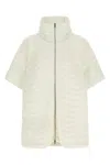 Herno Short-sleeved Casual Jacket In White