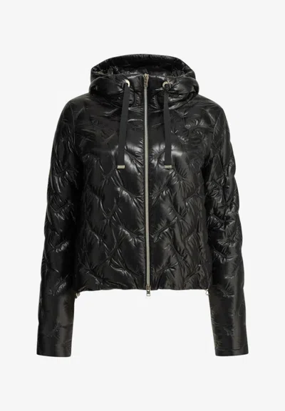 Herno Resort Quilted Down Jacket In Black