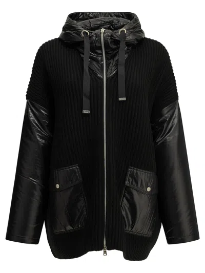 Herno "resort" Quilted Jacket In Black
