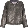 Herno Resort Sequin Bomber Jacket In Gray