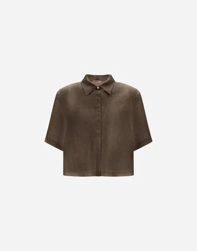 Herno Resort Shirt In New Linen