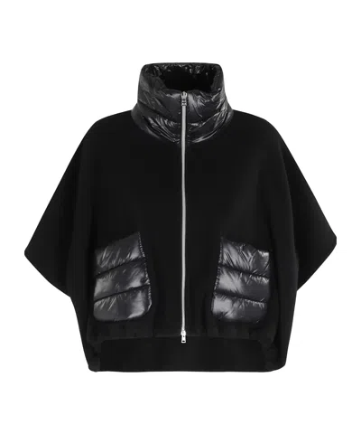 HERNO RESORT SHORT-SLEEVE PONCHO