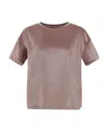 Herno Resort Short-sleeved T-shirt In Nude