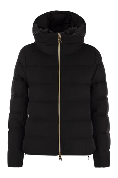 HERNO HERNO RESORT SILK AND CASHMERE DOWN JACKET