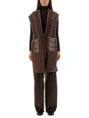 Herno Resort Sleeve Made Of Warmy And Ultralight Nylon In Brown