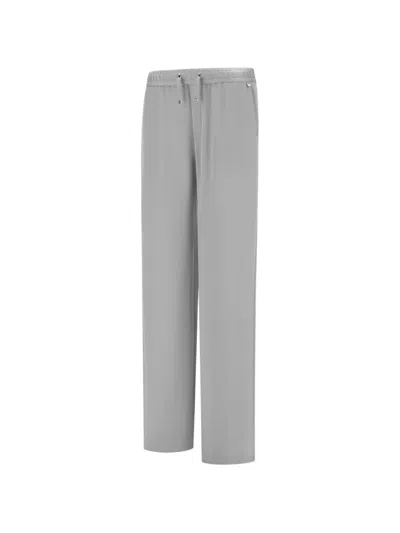 Herno Resort Straight Trousers In Gray