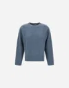 Herno Resort Sweater In 100% Wool In Blue