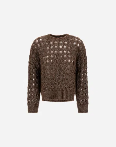 Herno Resort Sweater In Alpaca Wool