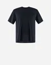 Herno Resort T-shirt In Warm Jersey Knit Effect In Navy Blue