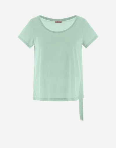 Herno クールコット Resort Tシャツ In Pastel Green