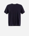 Herno Resort T-shirt In Soft Wool Jersey In Blue