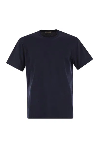 HERNO HERNO RESORT T-SHIRT IN COTTON AND LIGHT STRETCH NYLON