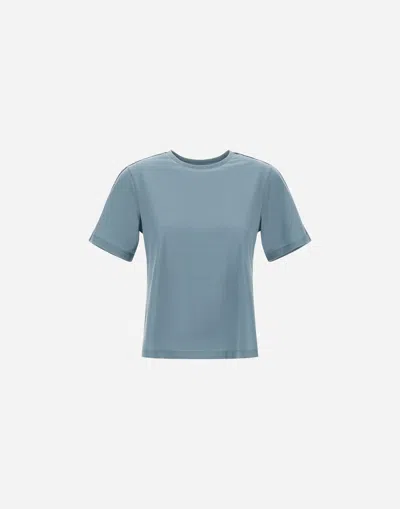 Herno Resort T-shirt In Mercerised Cotton Jersey