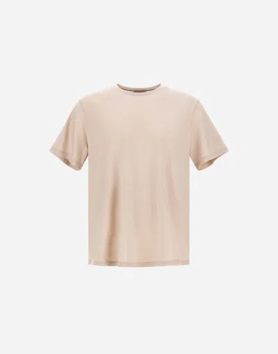 HERNO RESORT T-SHIRT IN SOFT WOOL JERSEY